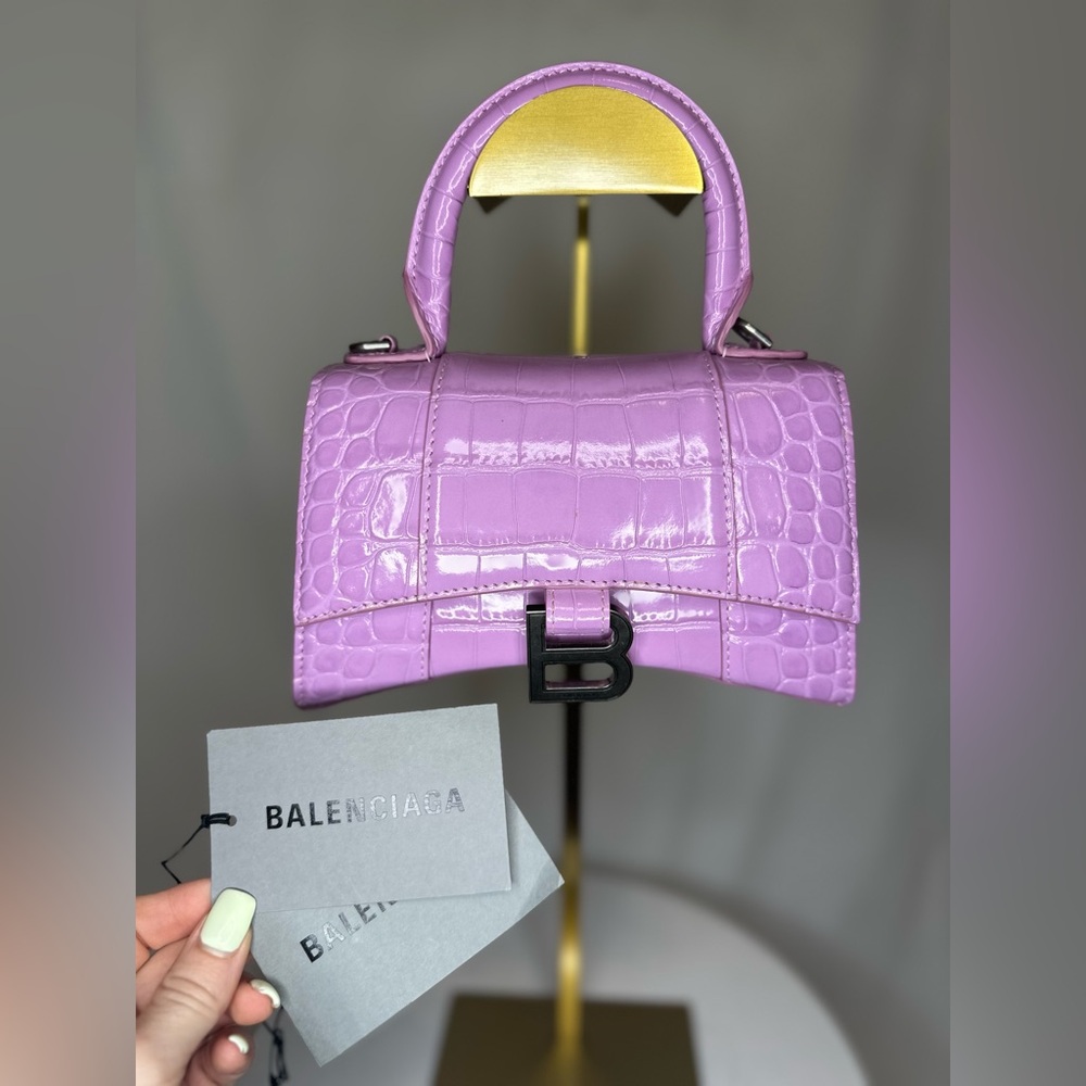 Balenciaga XS Hourglass Top Handle Bag - Picture 5 of 7